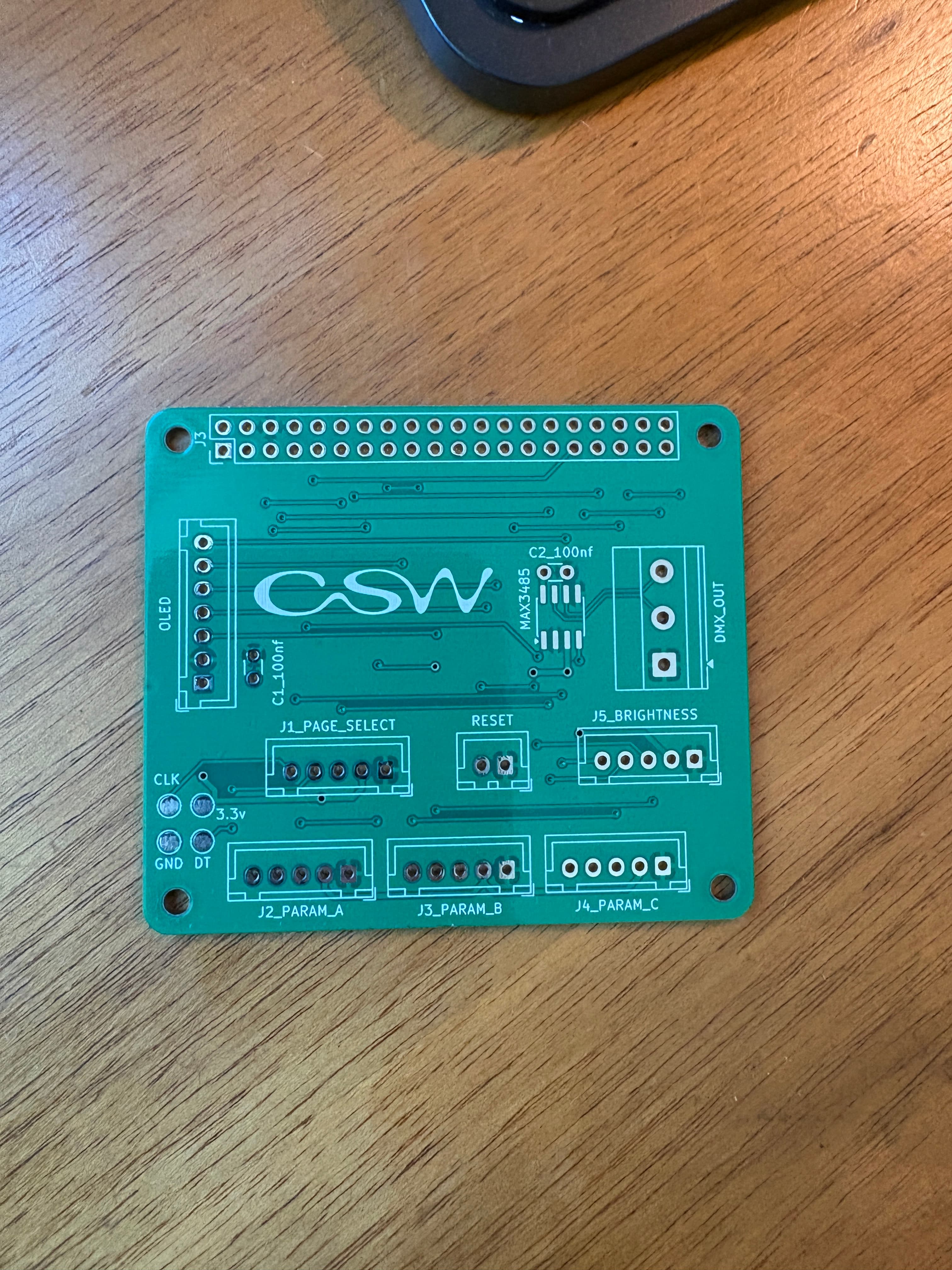 Custom printed PCB