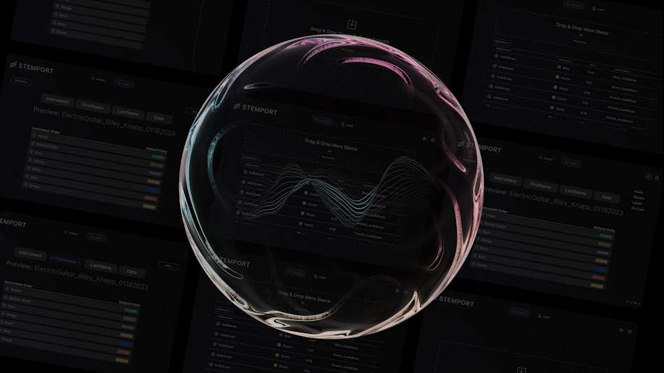 Stemport - Analyze - Organize - Import
